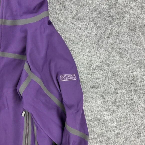 Outdoor Research Jacket Women XS Purple Mithril Ventia Waterproof Softshell - Picture 8 of 15